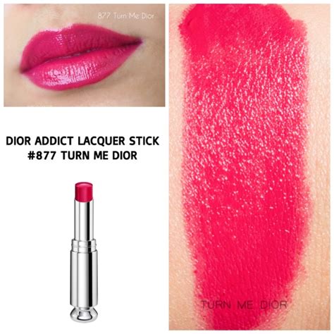 dior addict lacquer stick 877|Dior Addict hydrating shine lipstick.